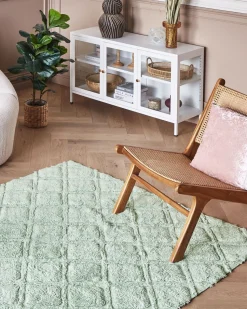 3 Seater Boucle Fabric Sofa White Lomma