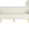 3 Seater Boucle Sofa White Loen
