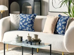 3 Seater Boucle Sofa White Loen