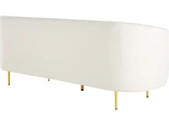 3 Seater Boucle Sofa White Loen