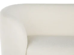 3 Seater Boucle Sofa White Loen