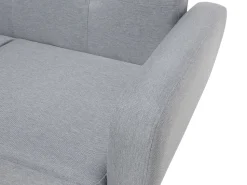 3 Seater Fabric Sofa Bed Grey Florli