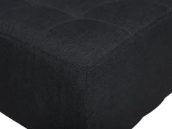3 Seater Fabric Sofa Bed Graphite Grey Aberdeen