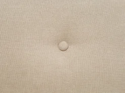 2 Seater Fabric Sofa Beige Kalmar