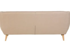 3 Seater Fabric Sofa Beige Motala