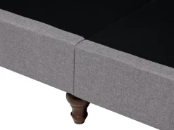 2 Seater Fabric Sofa Grey Otra