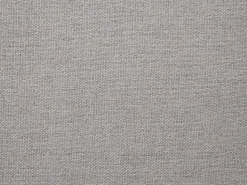 3 Seater Fabric Sofa Light Grey Chesterfield