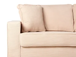 3 Seater Jumbo Cord Sofa Beige Falun