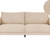 3 Seater Jumbo Cord Sofa Beige Nivala