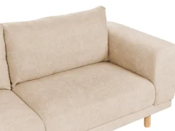3 Seater Jumbo Cord Sofa Beige Nivala
