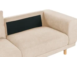 3 Seater Jumbo Cord Sofa Beige Nivala