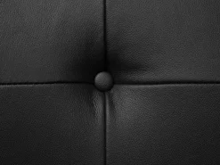 3 Seater Leather Sofa Black Byske