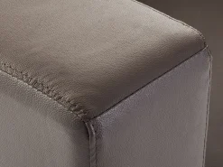 3 Seater Leather Sofa Brown Helsinki