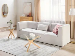 3 Seater Modular Jumbo Cord Sofa Off White Lemvig