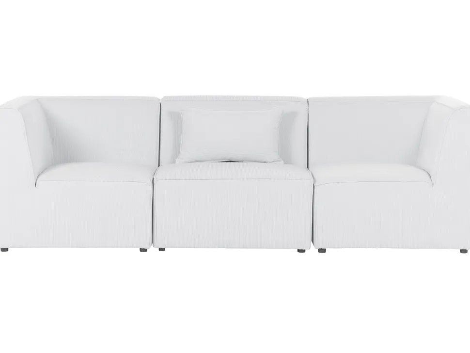3 Seater Modular Jumbo Cord Sofa Off White Lemvig