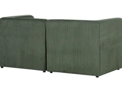 2 Seater Modular Jumbo Cord Sofa Dark Green Lemvig