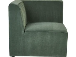 2 Seater Modular Jumbo Cord Sofa Dark Green Lemvig