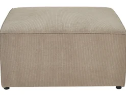 3 Seater Modular Jumbo Cord Sofa With Ottoman Taupe Lemvig