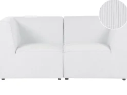 2 Seater Modular Jumbo Cord Sofa Off White Lemvig