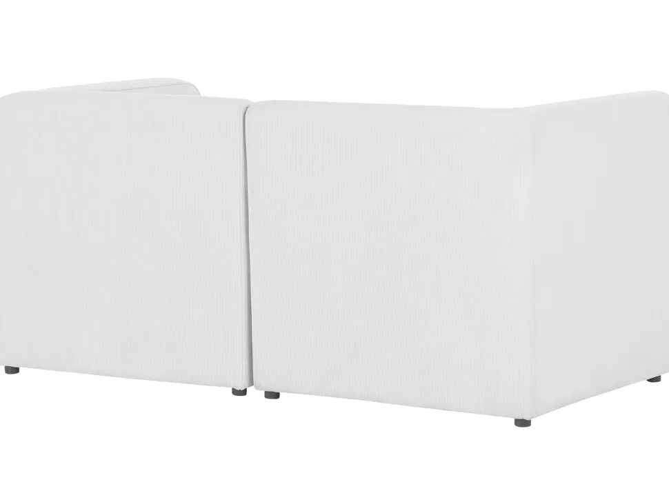 2 Seater Modular Jumbo Cord Sofa Off White Lemvig