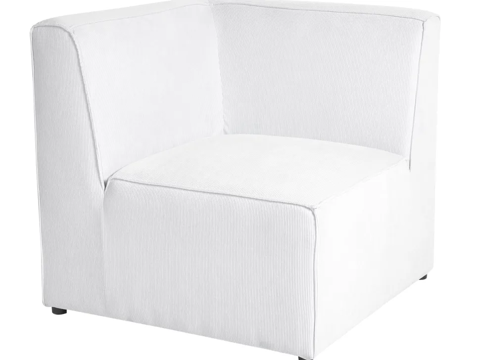 2 Seater Modular Jumbo Cord Sofa Off White Lemvig