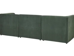 3 Seater Modular Jumbo Cord Sofa With Ottoman Dark Green Lemvig