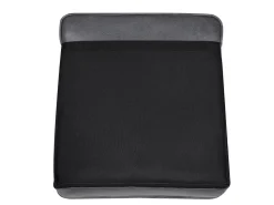 2 Seater Sofa Faux Leather Grey Lokka