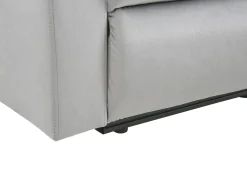 2 Seater Velvet Electric Recliner Sofa Light Grey Verdal
