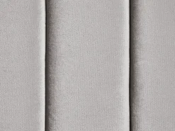 3 Seater Velvet Fabric Sofa Light Grey Arvika