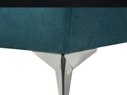 2 Seater Velvet Fabric Sofa Teal Gaula