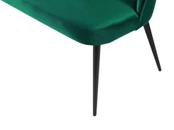 2 Seater Velvet Kitchen Sofa Green Osby