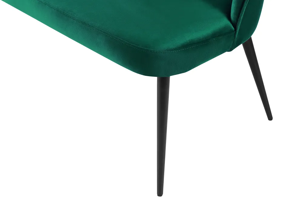 2 Seater Velvet Kitchen Sofa Green Osby