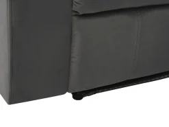 3 Seater Velvet Led Electric Recliner Sofa With Usb Port Grey Bergen