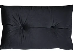 2 Seater Velvet Sofa Bed Black Vestfold