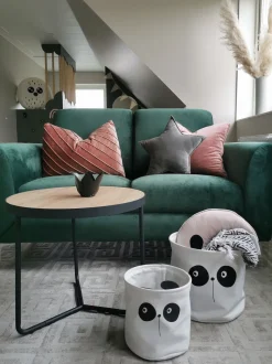 2 Seater Velvet Sofa Green Fenes