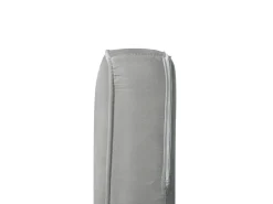 2 Seater Velvet Sofa Light Grey Lokka