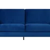 3 Seater Velvet Sofa Navy Blue Fenes
