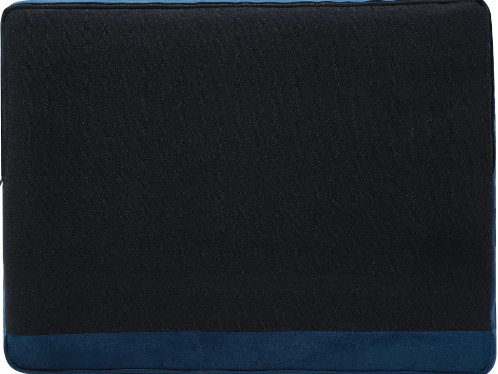 3 Seater Velvet Sofa Navy Blue Falun