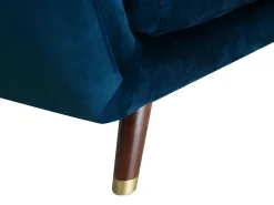 2 Seater Velvet Sofa Navy Blue Bodo