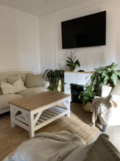 3 Seater Velvet Sofa Off-White Eike