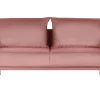 3 Seater Velvet Sofa Pink Maura