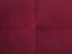 3 Seater Velvet Sofa Red Frederica