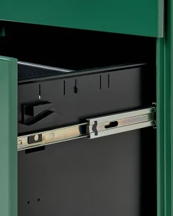 Aktenschrank Metall Grun 3 Schubladen Mit Rollen Cami