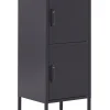 Aktenschrank Schwarz 2 Turen Huron