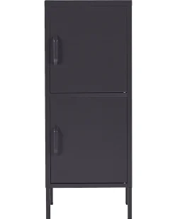 Aktenschrank Schwarz 2 Turen Huron