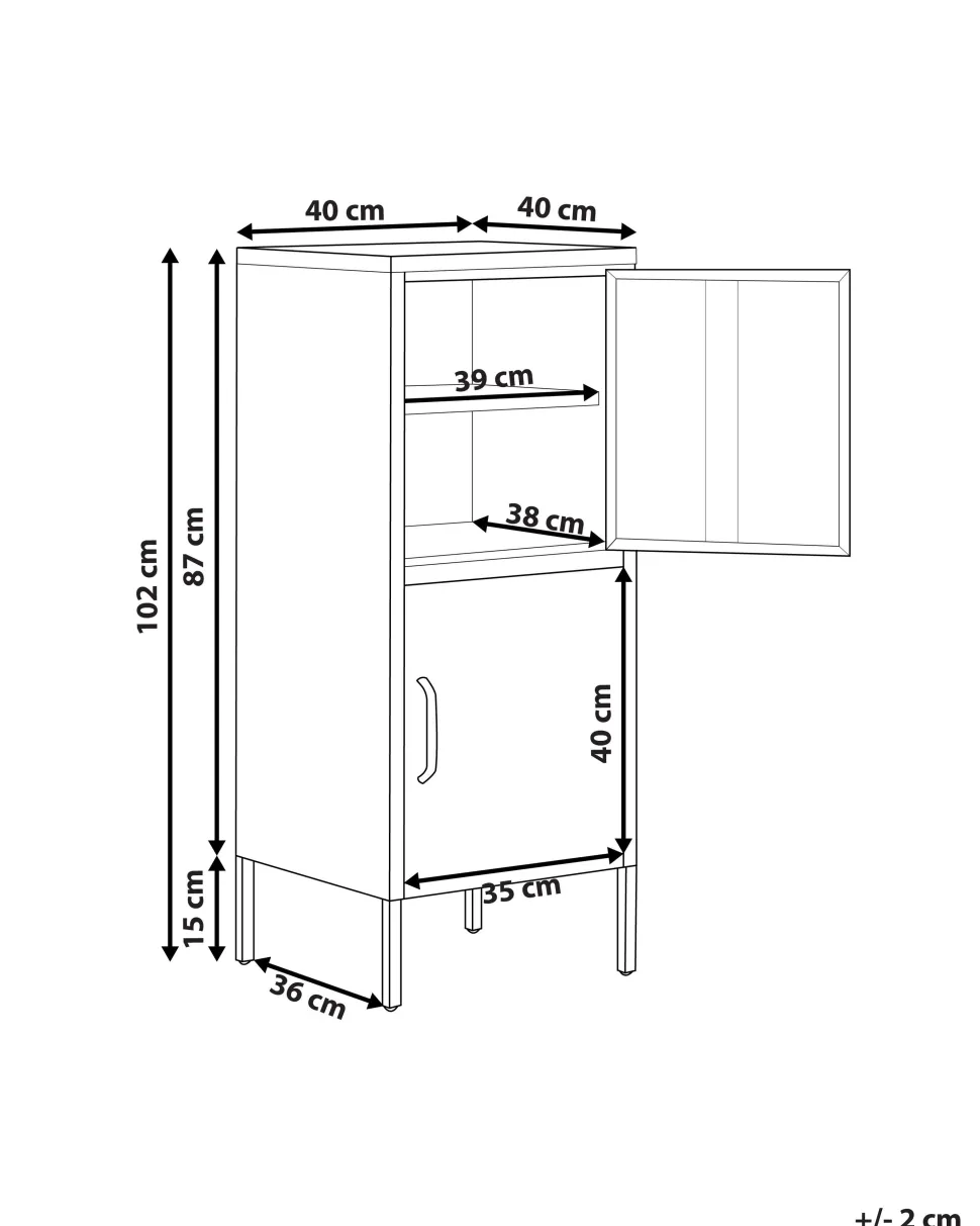 Aktenschrank Weis 2 Turen Huron