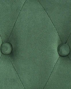 Arbeitshocker Mit Rollen Samtstoff Smaragdgrun Hohenverstellbar Parrish