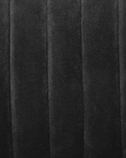 Arbeitshocker Mit Rollen Samtstoff Schwarz Hohenverstellbar Venice
