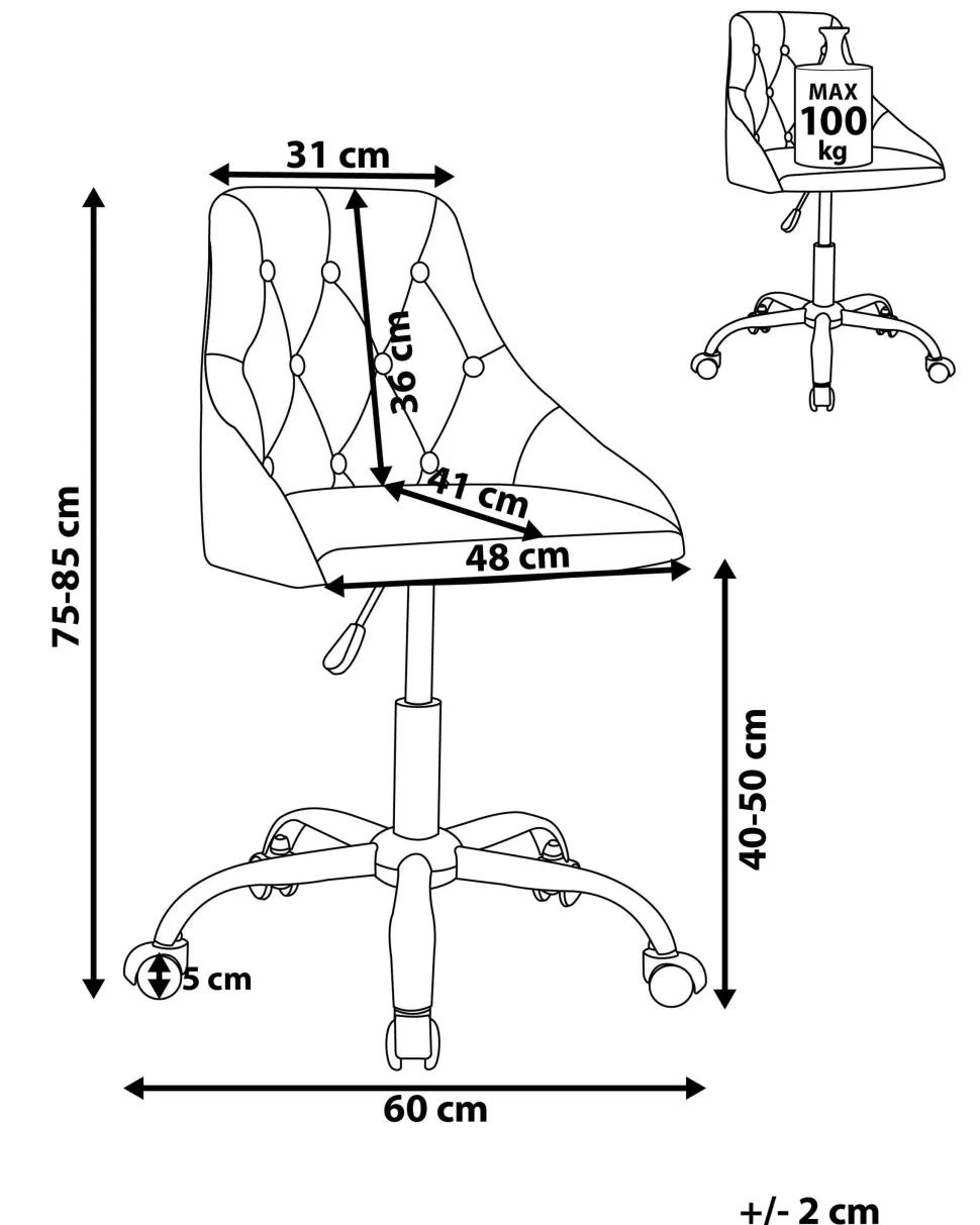 Arbeitshocker Mit Rollen Samtstoff Grau Hohenverstellbar Parrish
