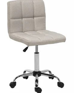 Arbeitshocker Mit Rollen Beige Hohenverstellbar Marion